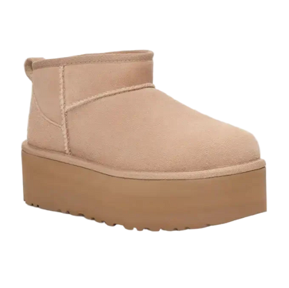 UGG Classic Ultra Mini Platform Boot Damen Sand