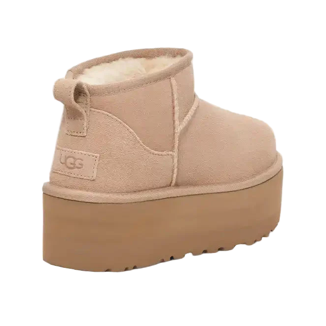 UGG Classic Ultra Mini Platform Boot Damen Sand