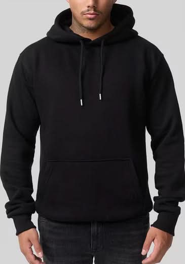 Hoodie mit Kapuze und Kängurutasche