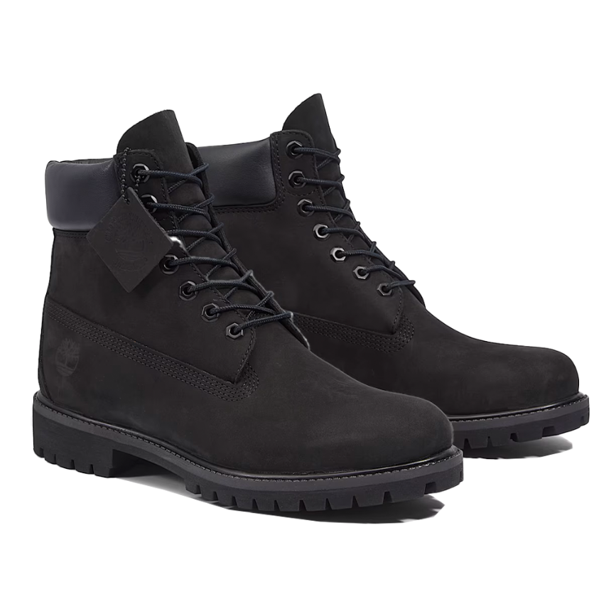 Timberland 6 Boot Black Nubuck Premium