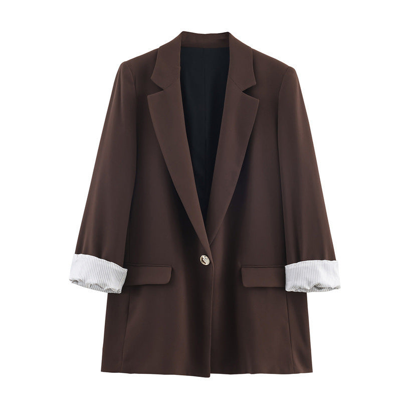 Mantel klassischer Schnitt mit Reverskragen und Taschen