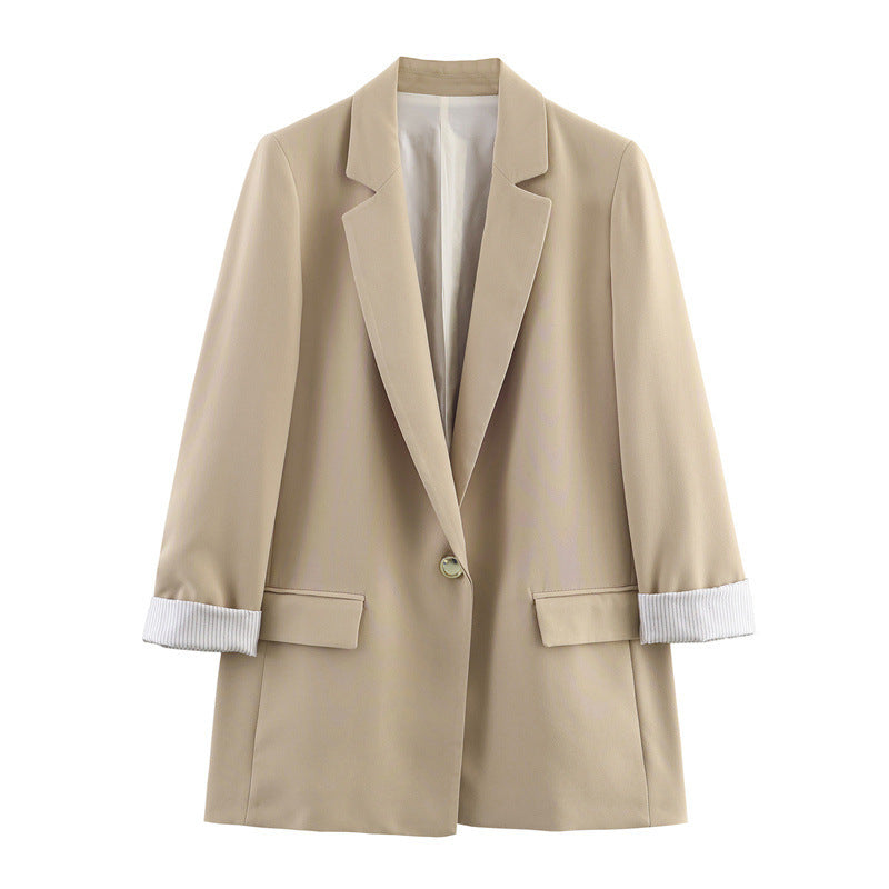 Mantel klassischer Schnitt mit Reverskragen und Taschen